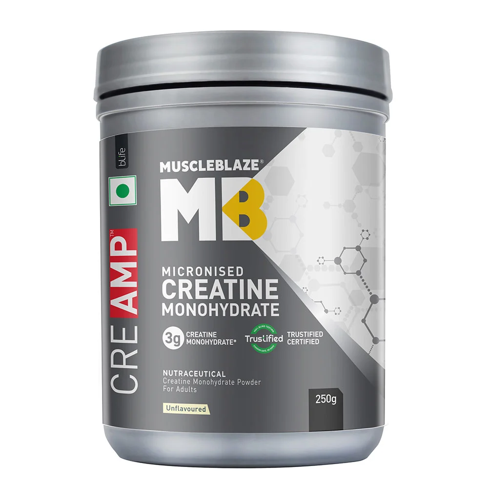 MB MuscleBlaze Creatine Monohydrate, 250 g (0.55 lb)